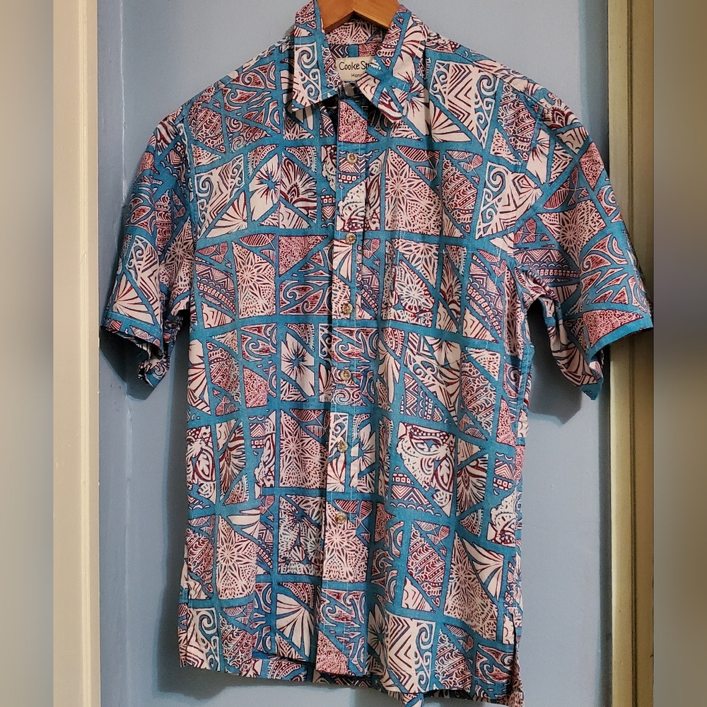 Hawaiian Shirt, Cooke Street Honolulu, 100% Cotton, S - Picture 3 of 8